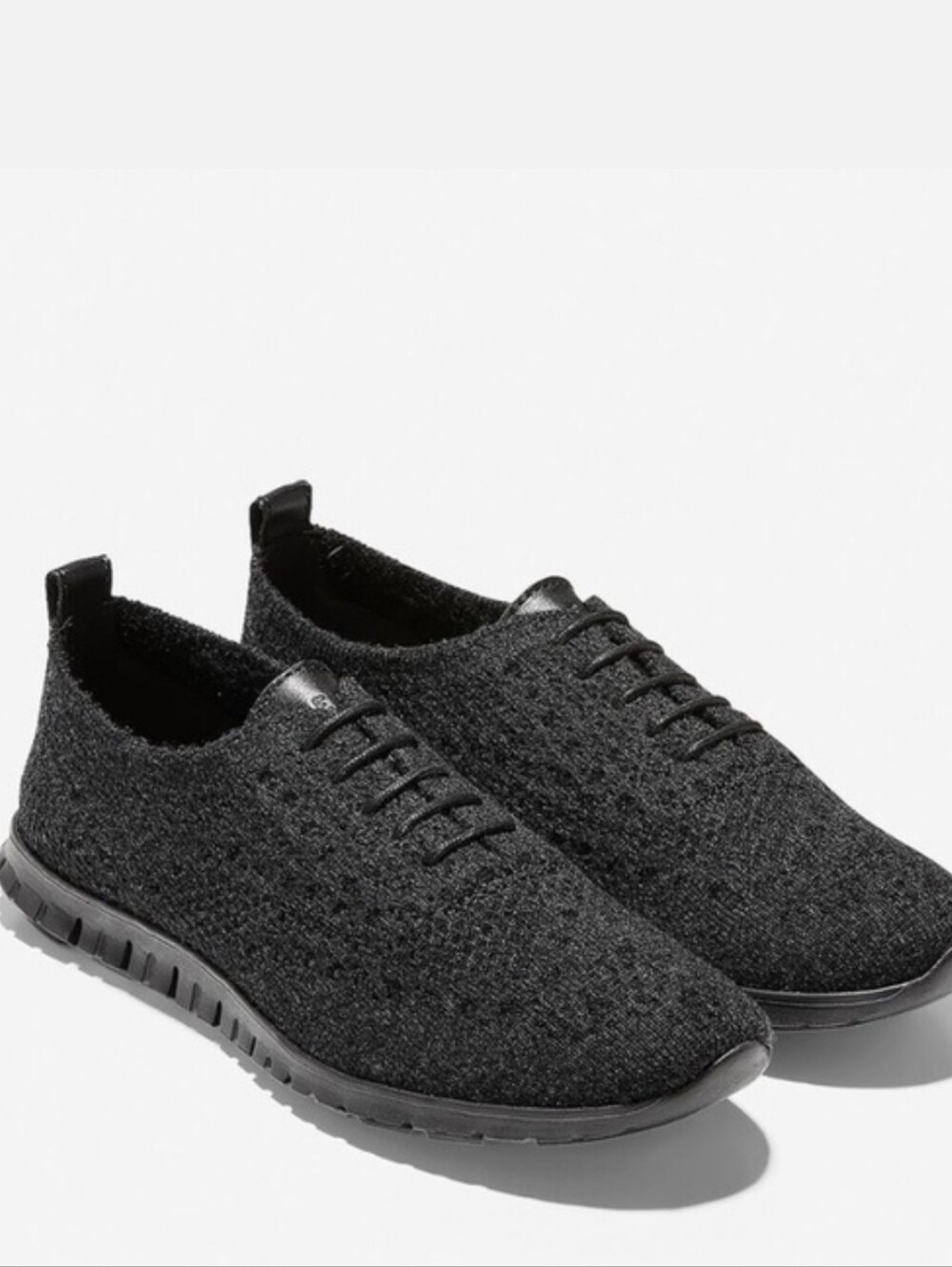 Cole Haan W14803 Womens Zerogrand Oxfords Shoes Black Stitchlite Knit Size 10.5